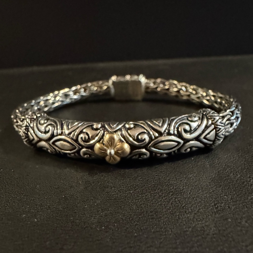 Barbara Bixby Sterling & 18k Bracelet